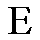 Uppercase Epsion "E"